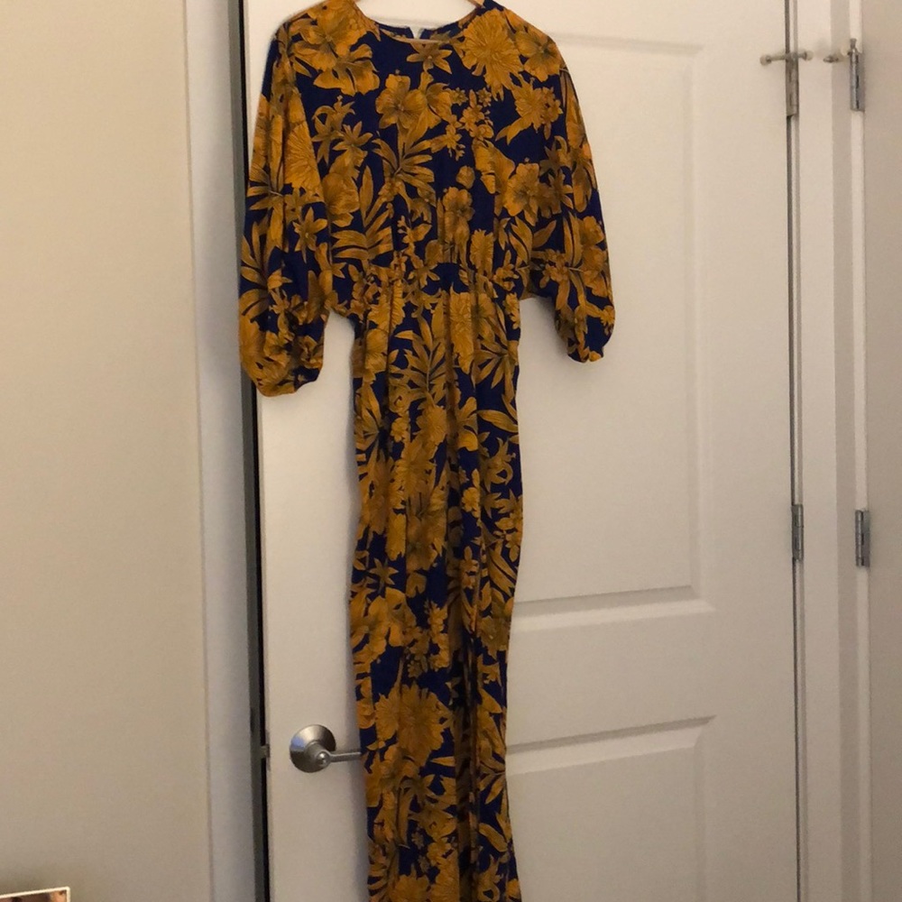 Floral print maxi dress